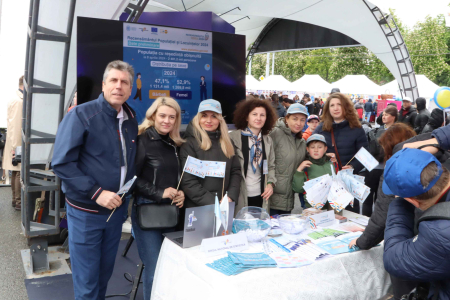 Echipa Biroului Național de Statistică a participat la evenimentul dedicat Zilei Europei